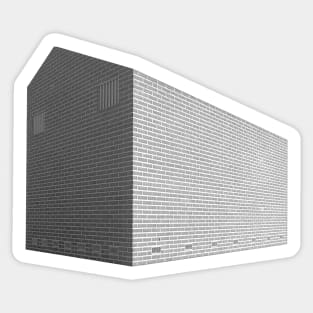 Structure in bricks Sticker